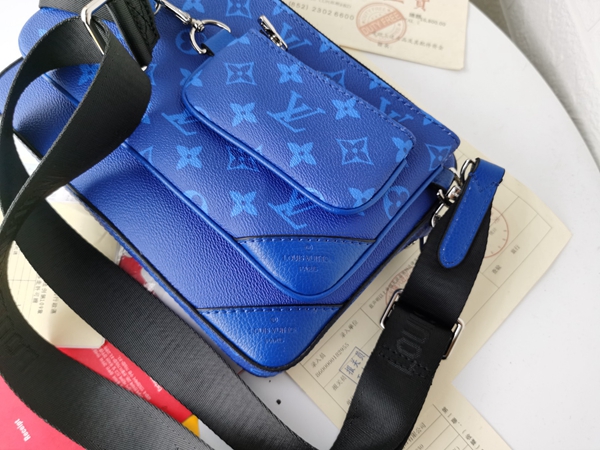 ルイヴィトンバッグ側面デザイン